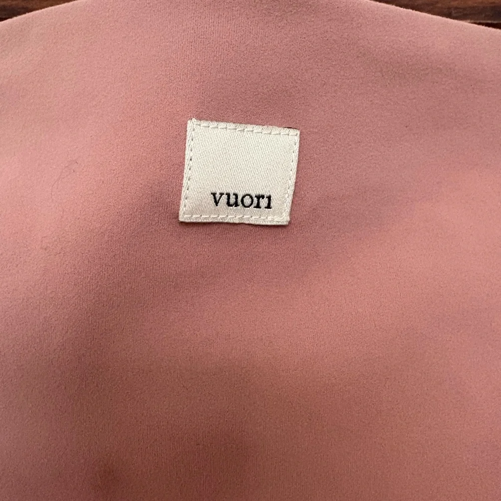 Vuori Soft Stretch Two-Tone Pink Colorblock Leggings Size Large Lg - Picture 6 of 6